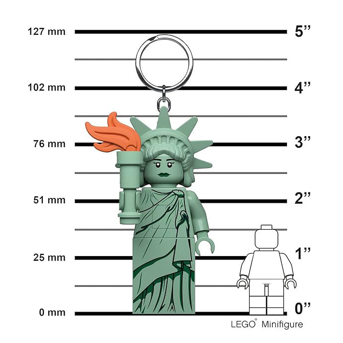 IQ LEGO® Minifigures™ Keychain Light Status of Liberty (KE158H)