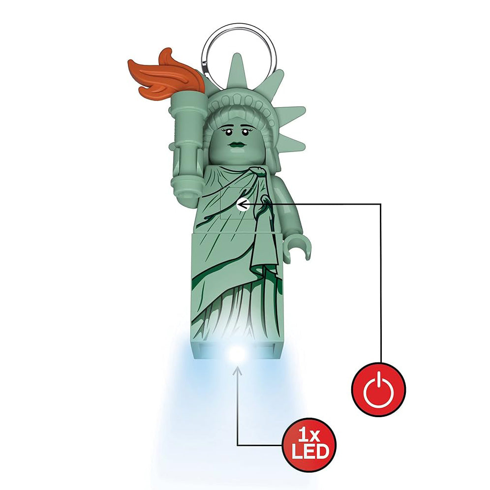 IQ LEGO® Minifigures™ Keychain Light Status of Liberty (KE158H)