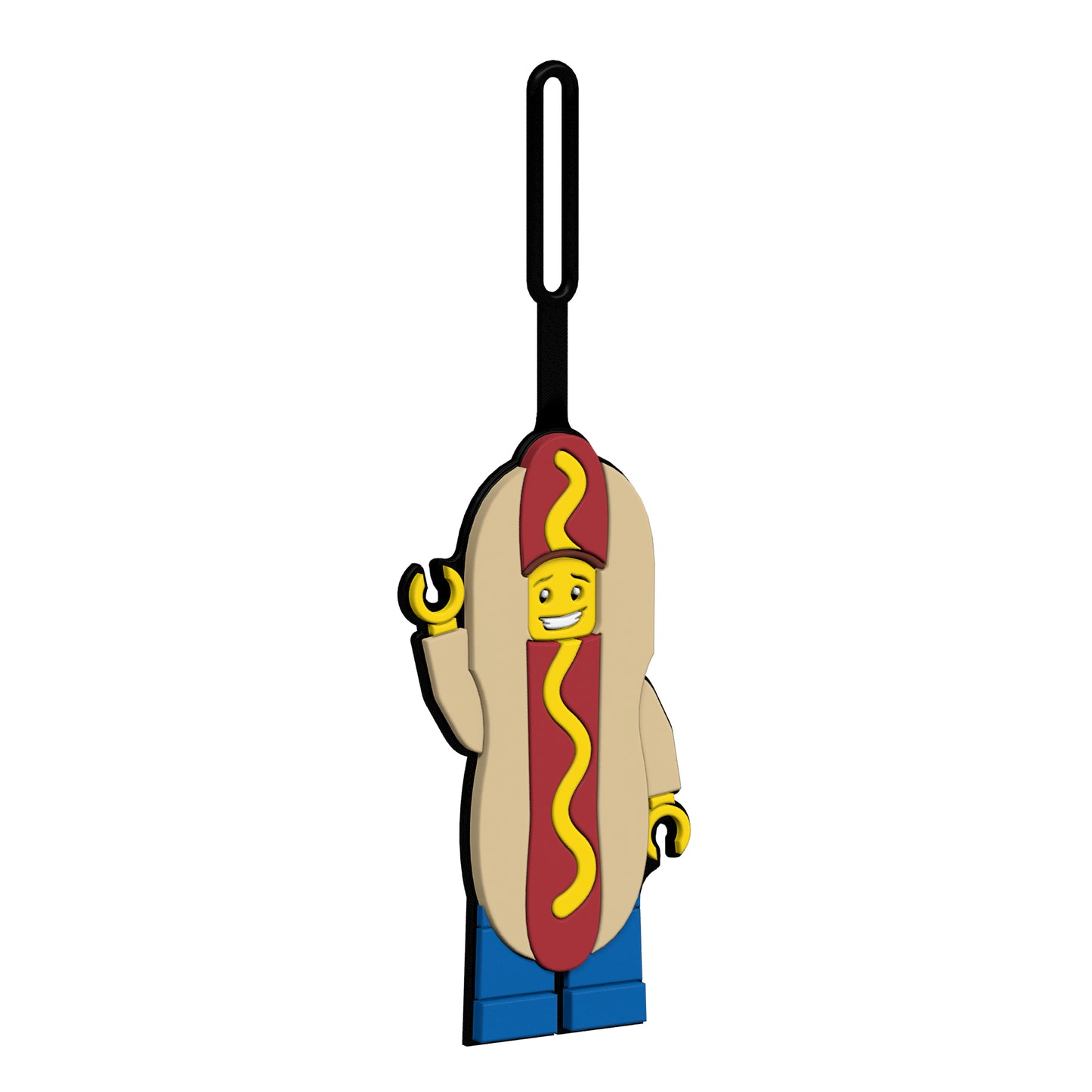 IQ LEGO® Iconic Hot Dog Guy Bag Tag (51166)