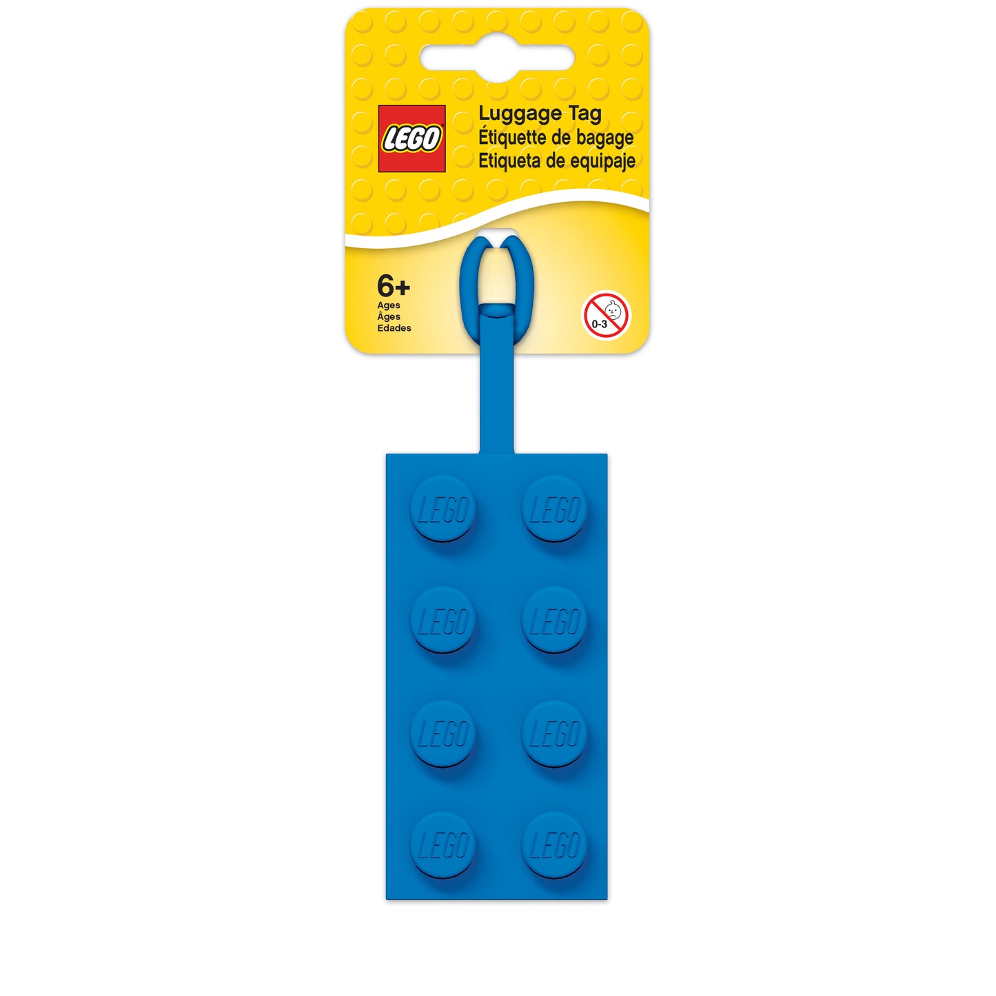 IQ LEGO® Iconic Blue 2x4 Brick Bag Tag (52001)