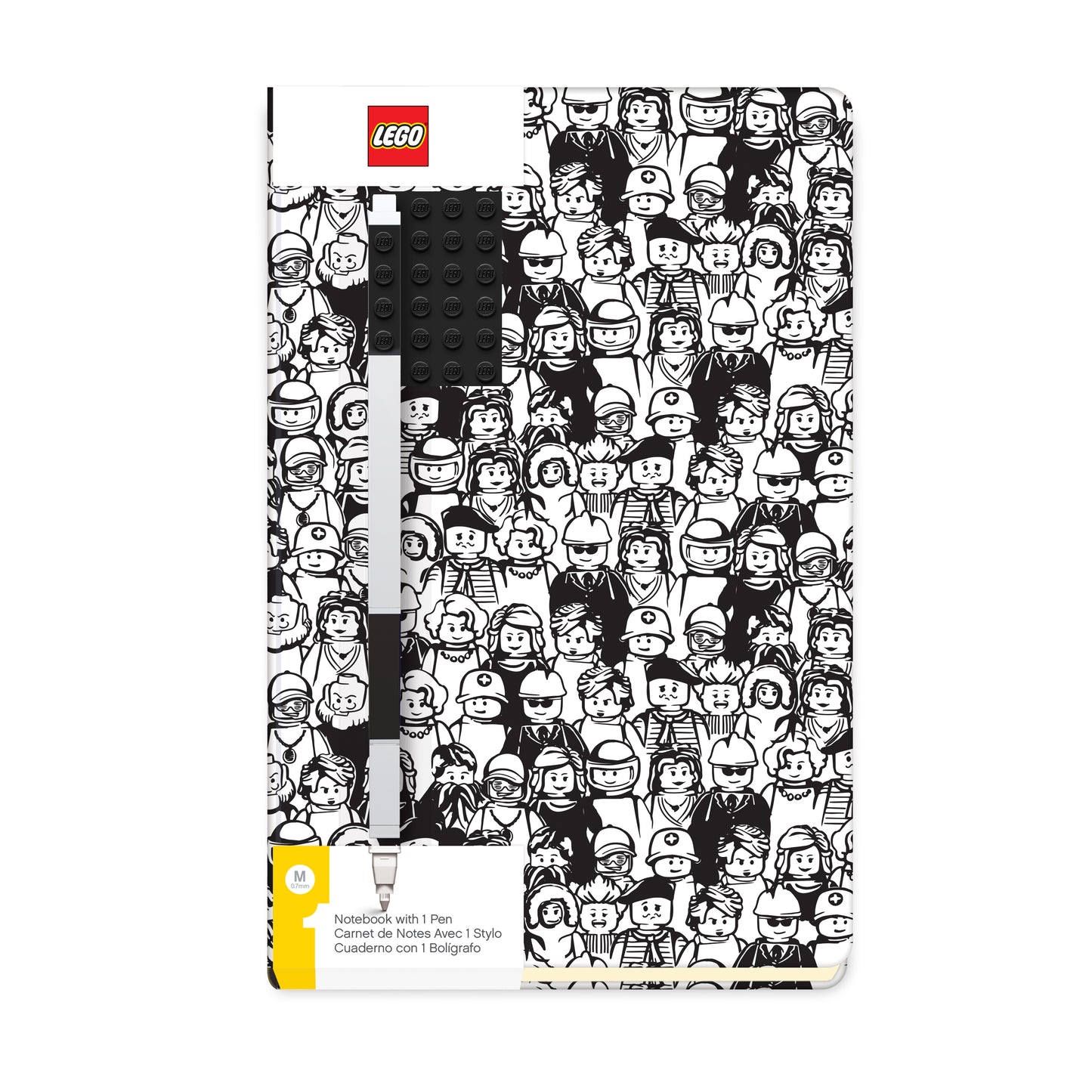 IQ レゴ 2.0シリーズ 文房具 ミニフィギュア 4×6ブリックノート ジェルペン付き (52379)