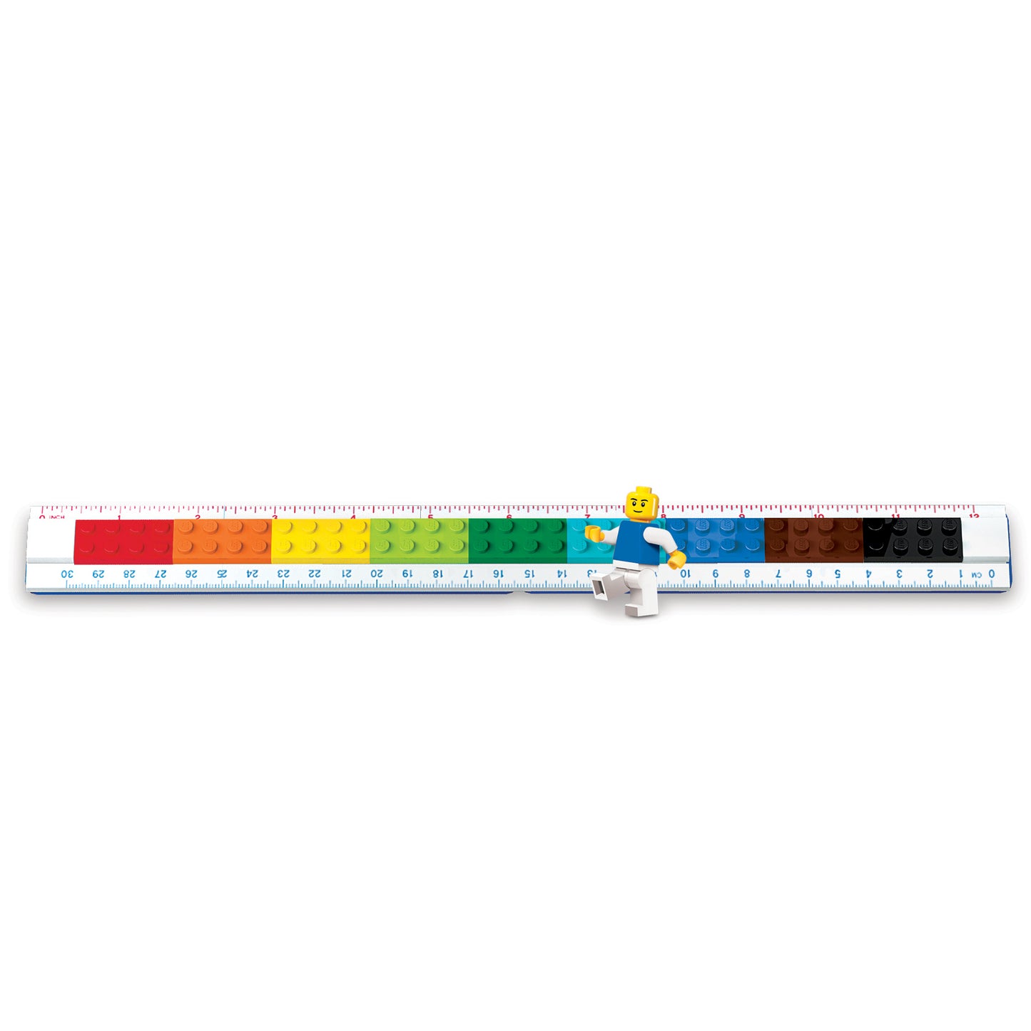IQ LEGO® 2.0 Stationery Buildable Ruler with Minifigure (52558)