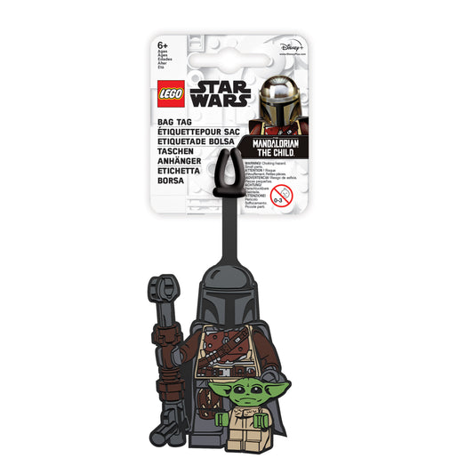 IQ LEGO® STAR WARS The Mandalorian with Baby Yoda Bag Tag (52948)