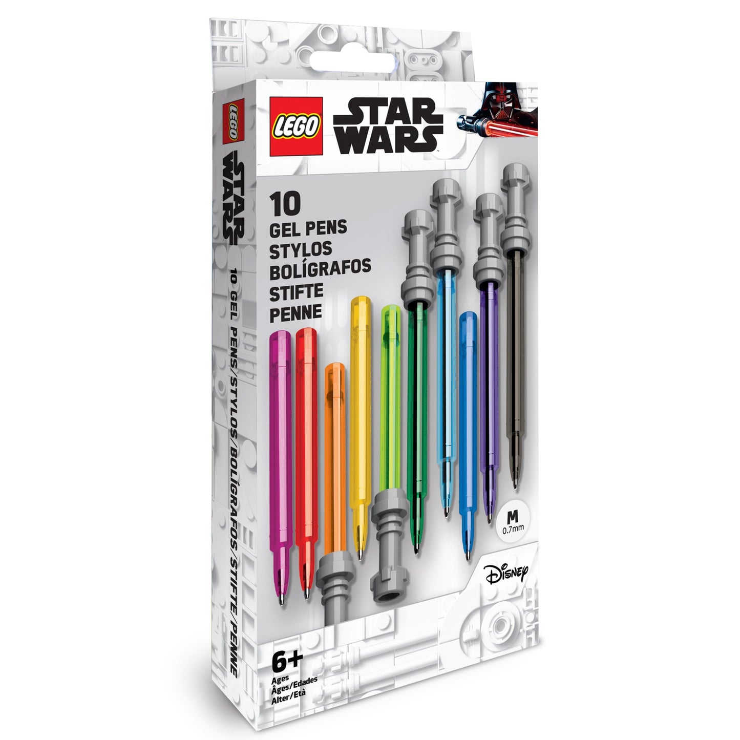 IQ LEGO® 2.0 Stationery STAR WARS Lightsaber gel pen 10 pack (53116)