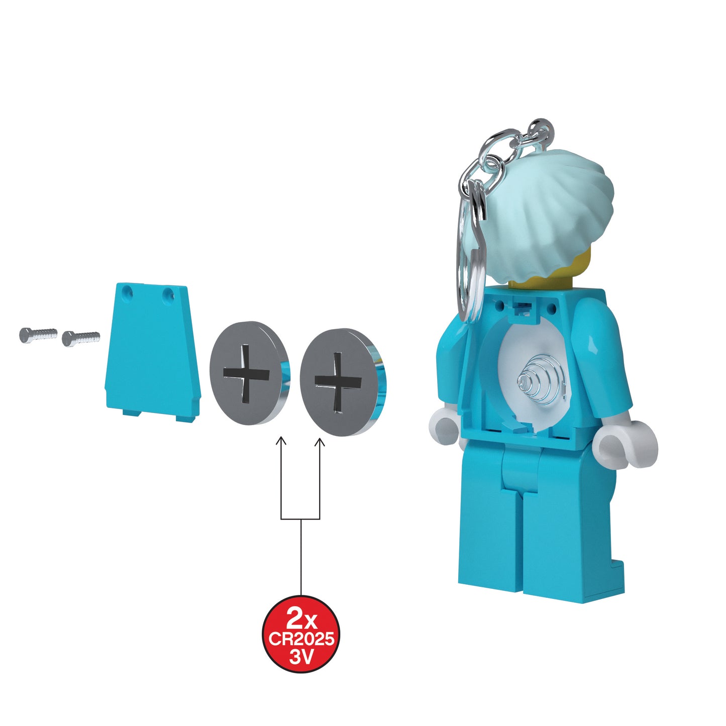 IQ LEGO® Iconic Surgeon LED luminous Key Chain (KE178H)