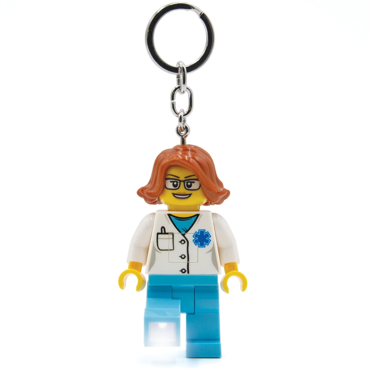 IQ LEGO® Iconic The Female Doctor LED luminous Key Chain (KE185H)