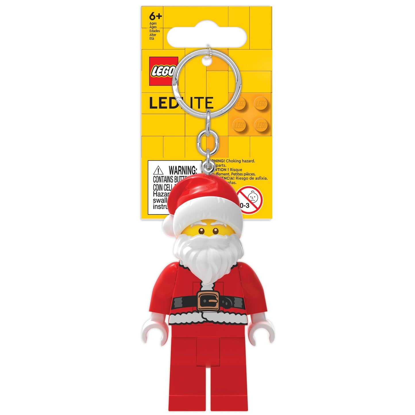 IQ 樂高 經典系列 聖誕老人 LED發光鑰匙圈 (KE181H)