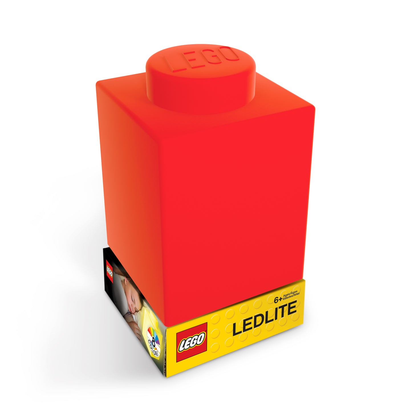 IQ LEGO® Classic Red 1x1 Brick Silicone Night Light (LP38)