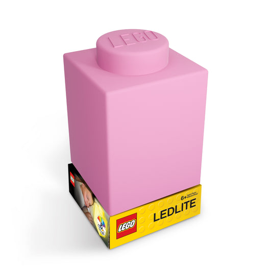 IQ LEGO® Classic Pink 1x1 Brick Silicone Night Light (LP39)
