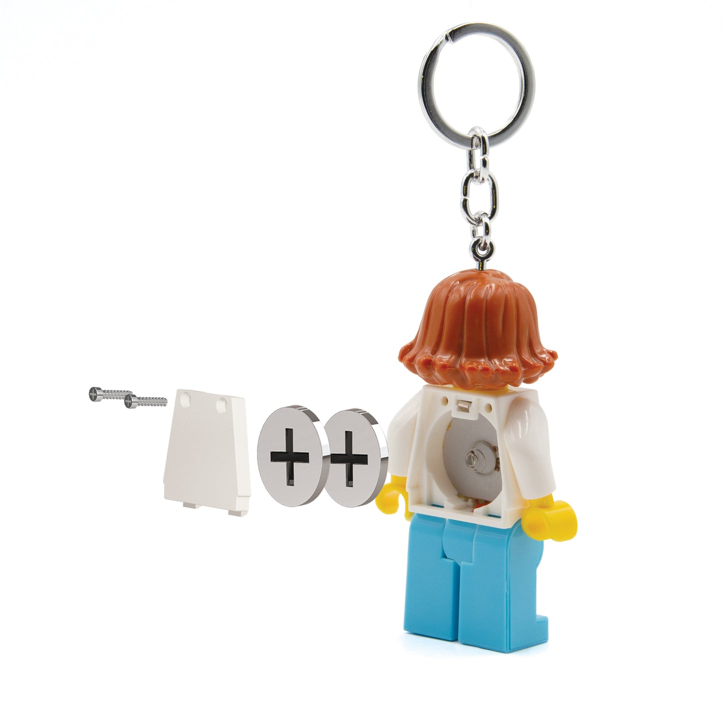 IQ LEGO® Iconic The Female Doctor LED luminous Key Chain (KE185H)